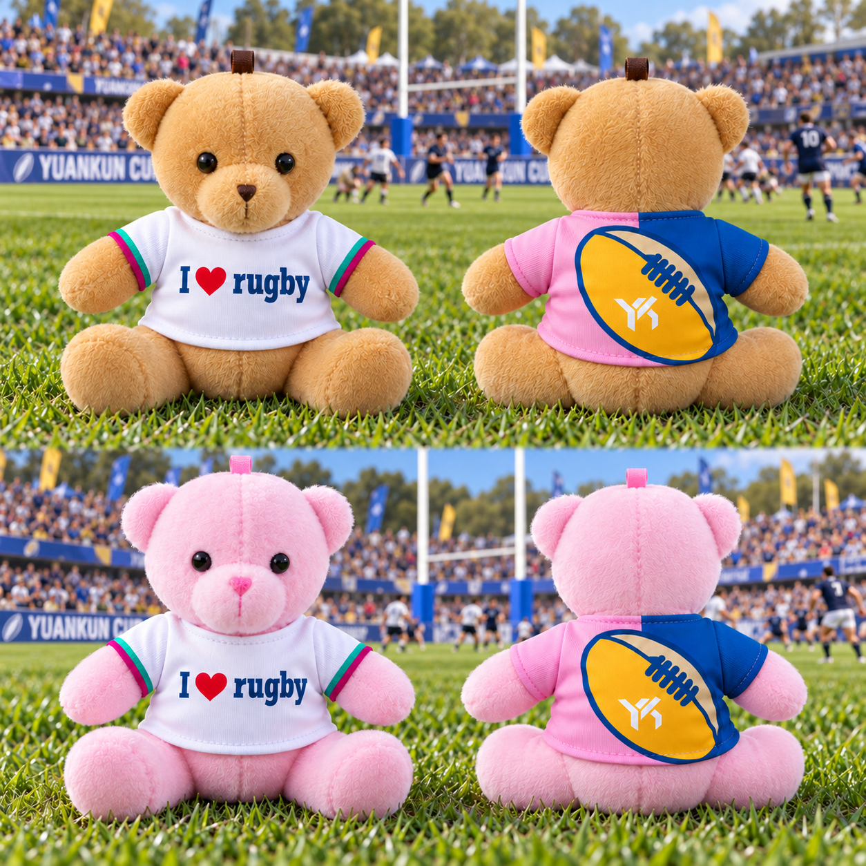 粉色 + I Love Rugby