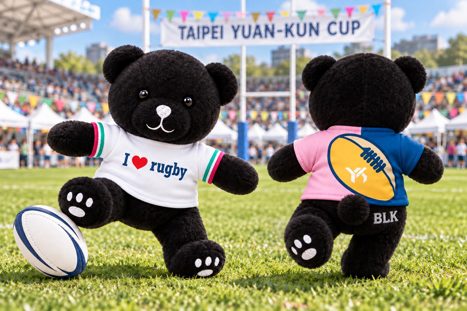 黑色 + I Love Rugby